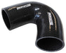 GLOSS BLACK 135° SILICONE ELBOW HOSE 1-1/2" (38mm) I.D   