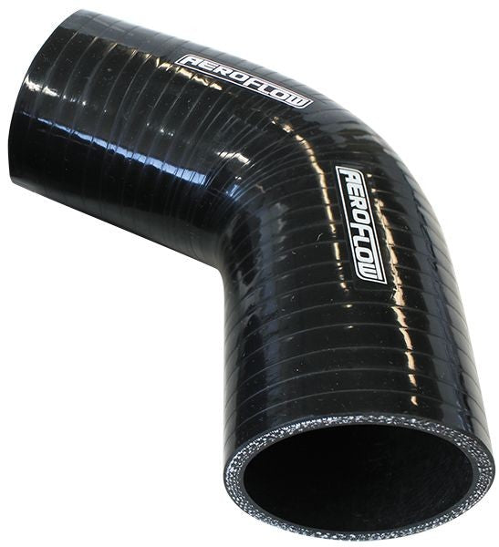 GLOSS BLACK 67° SILICONE ELBOW HOSE 2" (51mm) I.D