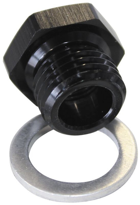 M18X1.5 PIPE REDUCER TO F/MALE1/8 NPT BLACK    