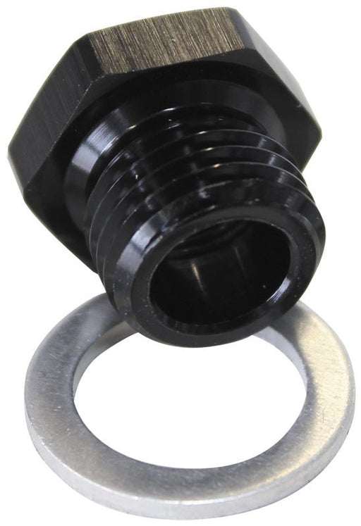 M18X1.5 PIPE REDUCER TO F/MALE1/8 NPT BLACK    