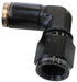 120 SERIES 90° -3AN TO 1/4" PUSH TO CONNECT FITTING - BLACK 