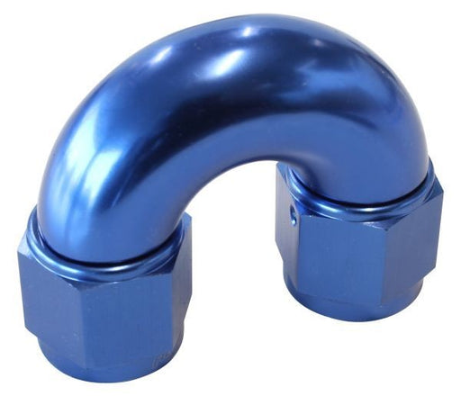 180° FULL FLOW COUPLER -10AN BLUE