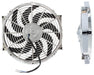 14" CHROME ELECTRIC THERMO FAN (CURVED BLADES)