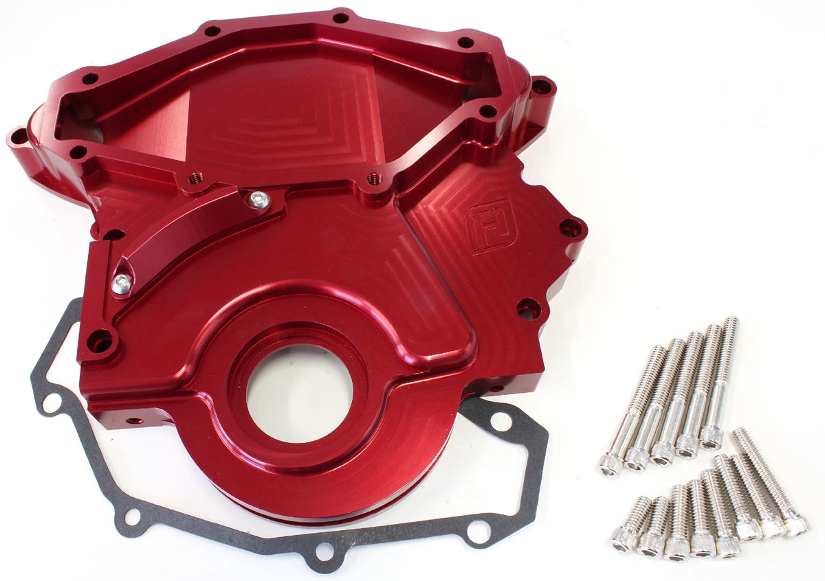 AF64-4358R HOLDEN 253-304-308 BILLET TIMING COVER - RED — Performance ...