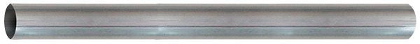 STRAIGHT ALUMINIUM TUBE 3" (76mm) 1M LENGTH