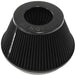 UNIVERSAL 6" (153mm) CLAMP-ON STEEL TOP INVERTED TAPERED POD FILTER WITH BLACK END