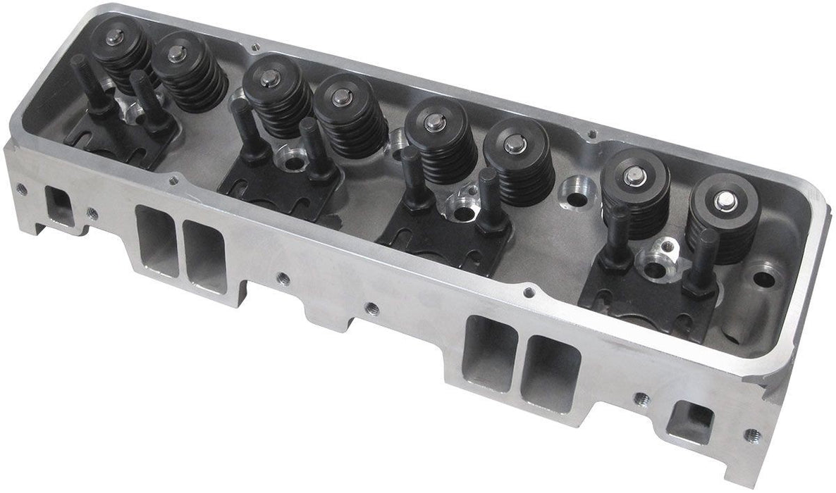 SB CHEV 327-350-400 204cc ALUMINIUM CYLINDER HEADS COMPLETE WITH 67cc CHAMBER (Pair)