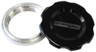 LOW PROFILE BILLET ALUMINIUM FILLER CAP & BUNG - 2" WELD-ON BUNG WITH BLACK CAP