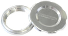 LOW PROFILE BILLET ALUMINIUM FILLER CAP & BUNG - 2" WELD-ON BUNG WITH SILVER CAP