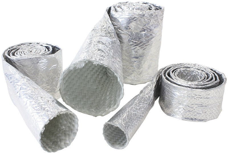 ALUMINISED HEAT SLEEVE 5/8" - 1" SILVER 1M LENGTH