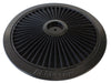 BLACK FULL FLOW AIR FILTER TOP PLATE 14" 