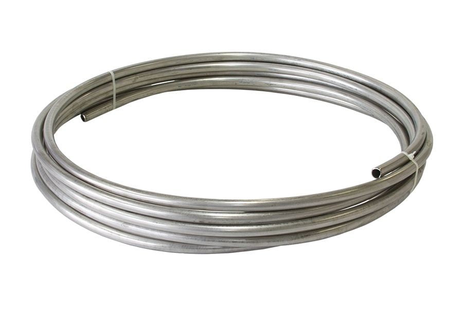 STAINLESS STEEL HARD LINE 1/4" (6.35mm) 25ft (7.5m) LENGTH ROLL