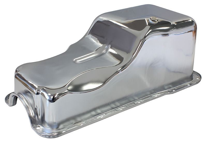 FORD WINDSOR STANDARD REPLACEMENT OIL PAN, CHROME FINISH