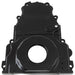 GM LS 2-PIECE BILLET TIMING COVER - BLACK ANODISED