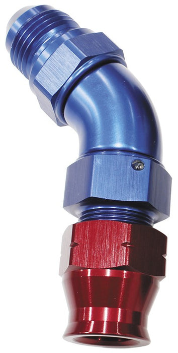 45° TUBE TO MALE AN ADAPTER 1/4" TO -4AN - BLUE 