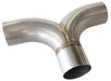 STAINLESS STEEL Y-PIPE, 2-1/2" RADIUS FLOW BEND