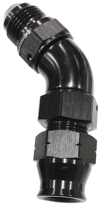 45° TUBE TO MALE AN ADAPTER 1/4" TO -4AN - BLACK   