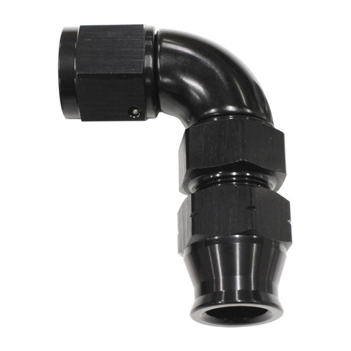90° Tube to Female AN Adapter 1/4"to -4AN, Black Finish  