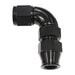 90° Tube to Female AN Adapter 5/8"to -10AN, Black Finish 