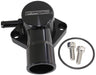 BILLET ALUMINIUM SWIVEL THERMOSTAT HOUSING - BLACK