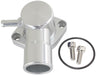 BILLET ALUMINIUM SWIVEL THERMOSTAT HOUSING - SILVER