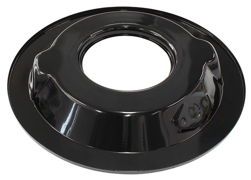 14" AIR CLEANER BASE ONLY BLACK, RECESSED 1-1/8 (28mm), 5-1/8" NECK