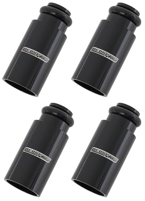 FUEL INJECTOR ADAPTER SUIT 14mm FUEL RAIL, 27mm HIGH (4 PACK)