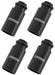 FUEL INJECTOR ADAPTER SUIT 14mm FUEL RAIL, 27mm HIGH (4 PACK)