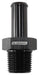 MALE 3/8 NPT TO -6 100 / 450 SERIES BRAIDED HOSE AN SIZE   AF841-06-06ANBLK 
