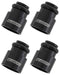 FUEL INJECTOR ADAPTER SUIT 14mm FUEL RAIL, 12mm HIGH (4 PACK)