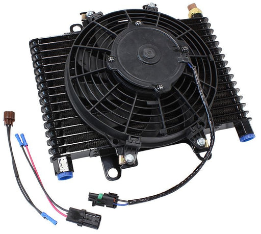 COMPETITION OIL & TRANSMISSION COOLER WITH FAN & SWITCH 