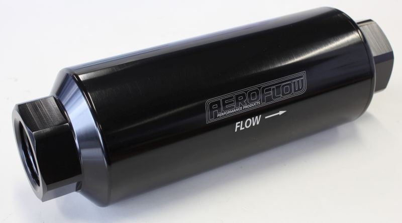 AEROFLOW 40 MICRON PRO FILTER - BLACK -12 ORB PORTS        