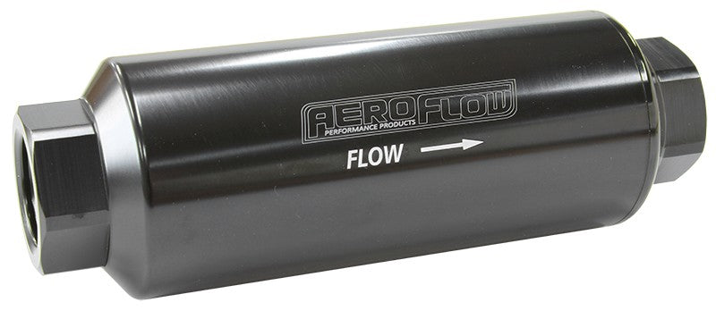 AEROFLOW 40 MICRON PRO FILTER - BLACK -12 ORB PORTS        