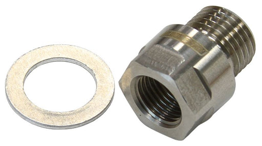 M12X1.25 PIPE REDUCE TO F/MALE1/8 NPT STAINLESS STEEL AF912-M12-01SS