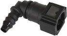 PUSH ON 5/16 EFI FITTING TO 5/16 / 7.94MM BARB 90 DEGREE