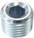 ZINC COATED STEEL PORT PLUG 1/8" NPT  