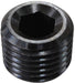 BLACK COATED STEEL PORT PLUG 1/8" NPT