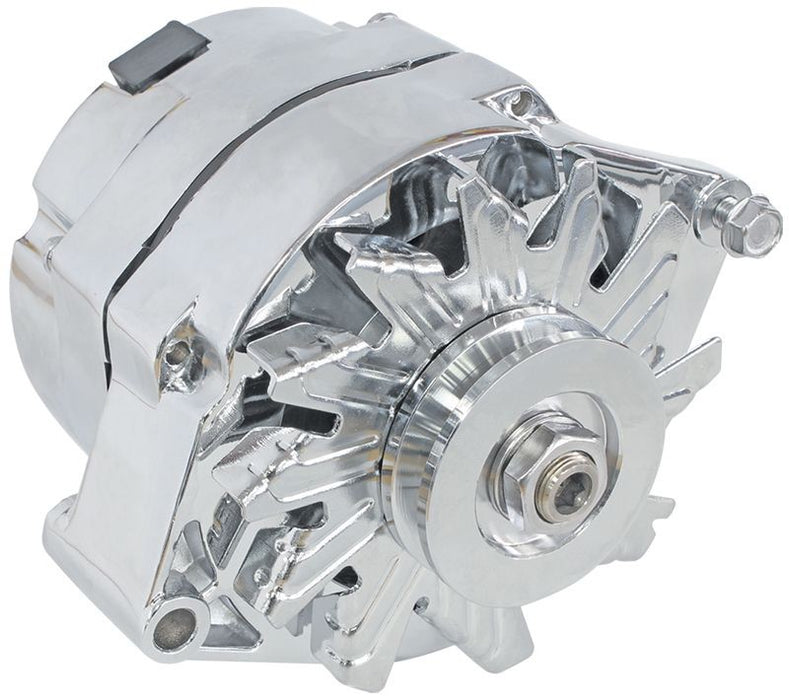 100 AMP FORD STYLE 1-WIRE ALTERNATOR CHROME