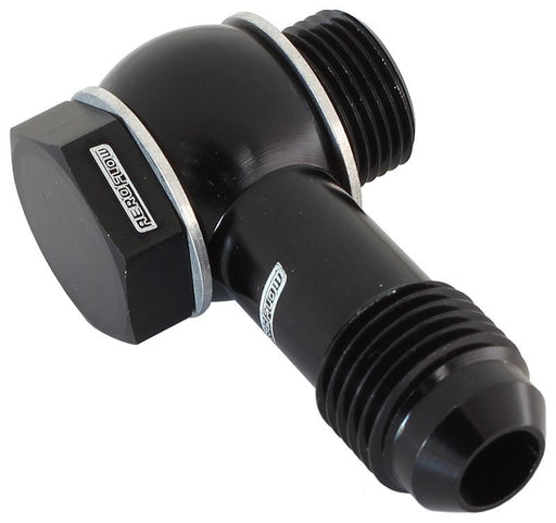 HOLLEY - FITECH - 9/16 TO -6 INLET FITTING KIT BLACK   