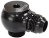 90° LOW PROFILE -10ORB TO -10AN MALE ADAPTER - BLACK