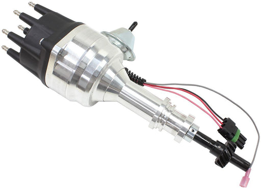 XPRO FORD CLEVELAND READY TO RUN DISTRIBUTOR, MACHINED ALUMINIUM BODY WITH BLACK CAP