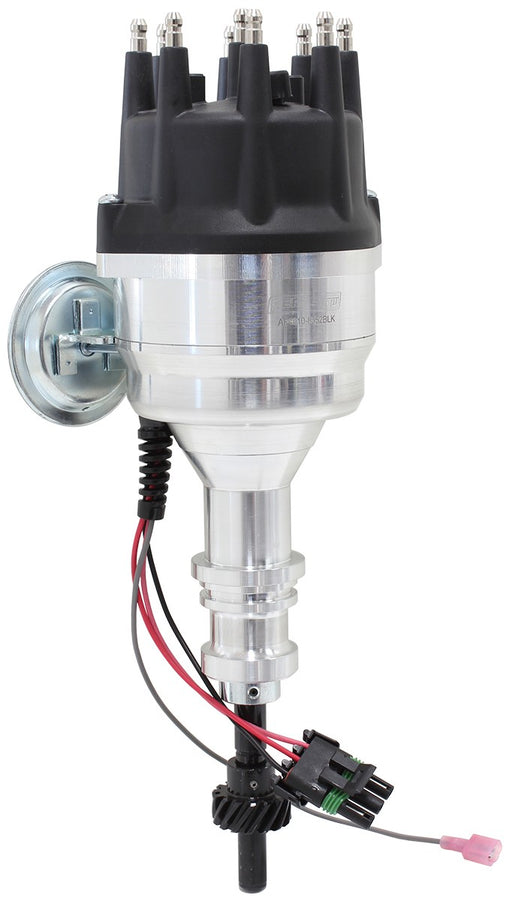 XPRO FORD WINDSOR READY TO RUN DISTRIBUTOR, MACHINED ALUMINIUM BODY WITH BLACK CAP