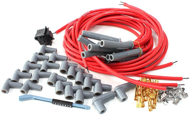 LEAD SET UNIV RED MULTI V8 STR PLUG ENDS STD & HEI  AF4530-31199