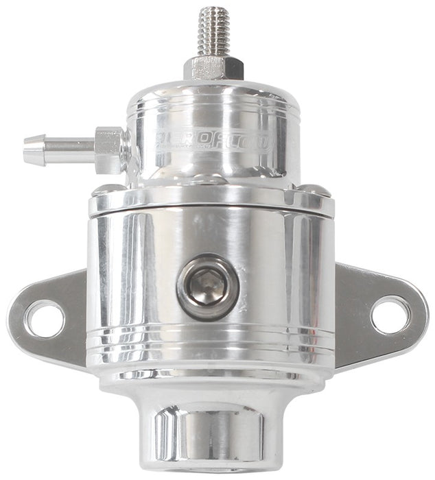 COMPACT BILLET 3-PORT EFI FUEL PRESSURE REGULATOR, 30-90psi ADJUSTABLE -  POLISHED