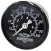 1-1/2" 100 PSI LIQUID FILED PRESSURE GAUGE BLACK FACE WHITE POINTER