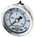 1-1/2" 30 PSI LIQUID FILLED GAUGE WHITE FACE BLACK POINTER