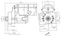 SB & BB CHEV XPRO SUPER TORQUE STARTER SUIT 153 & 168 TOOTH 2KW / 2.7HP ADJUSTABLE MOUNT