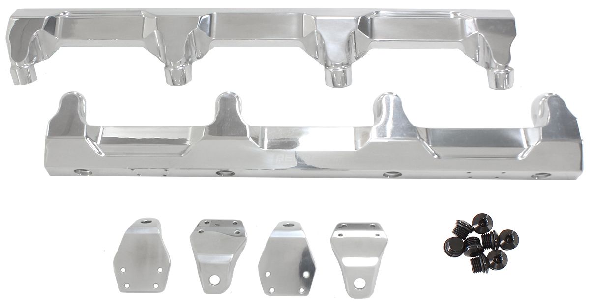 Custom Fuel Rails AF64-2124P GM SUPERCHARGED LSA BILLET EFI FUEL RAILS - POLISHED ...