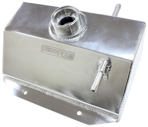 FABRICATED RADIATOR OVERFLOW TANK - POLISHED, SUITS FORD MUSTANG 2015-17    