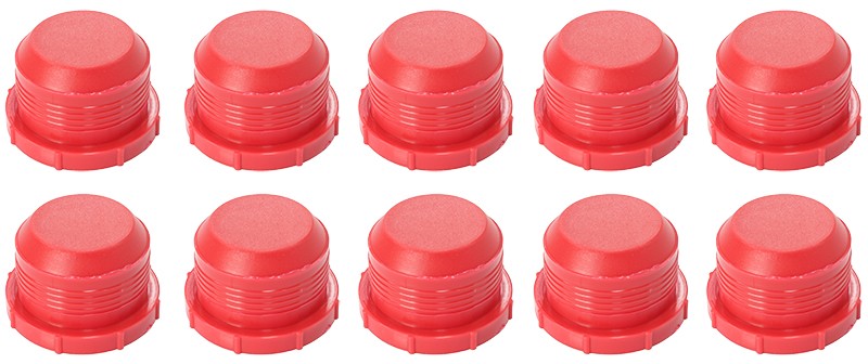 MALE PLASTIC BLOCK OFF CAPS / PLUGS -10AN